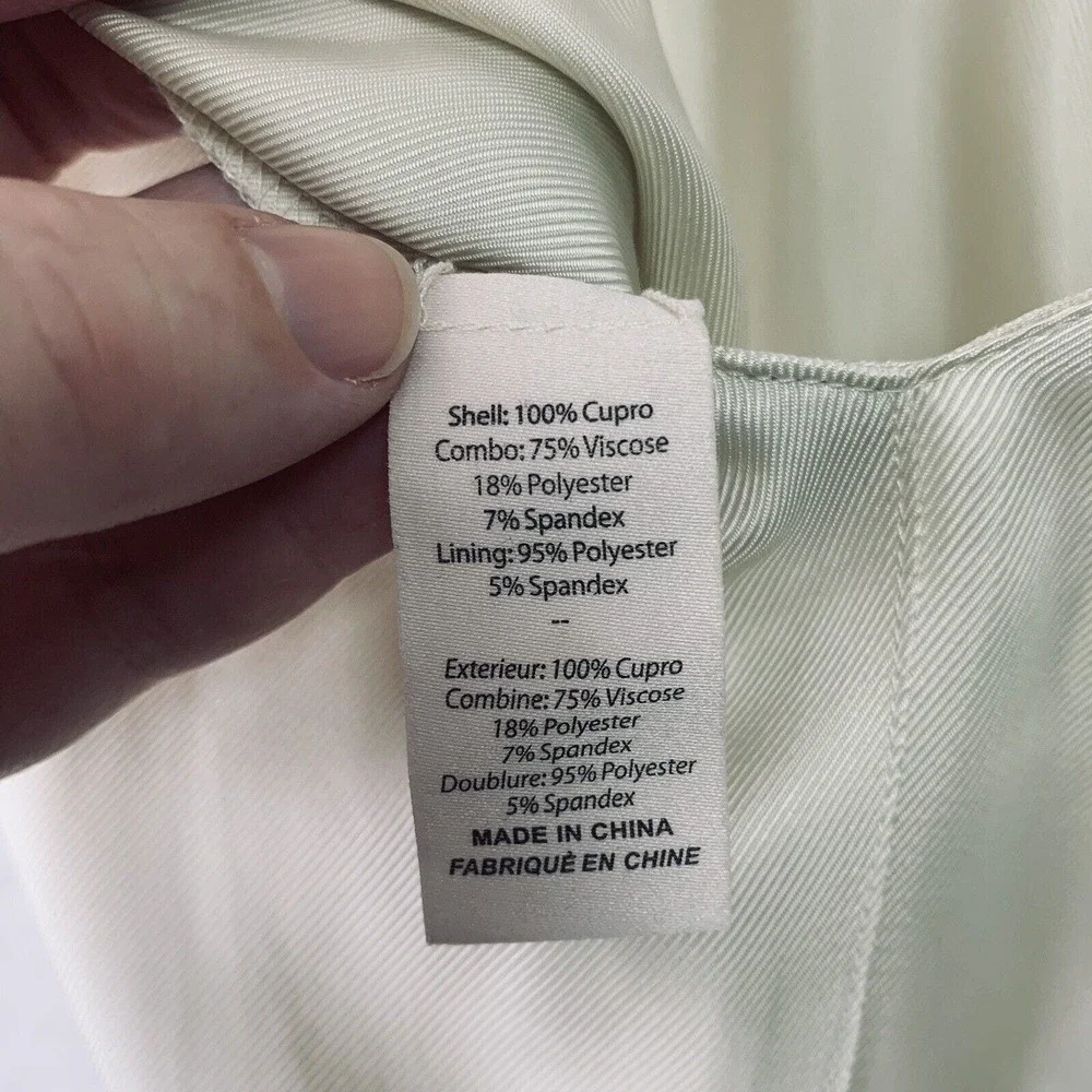 Cinq à Sept Tous Les Jours Amia Twill Romper Womens Size XS Ivory NWT $345 - Picture 15 of 15